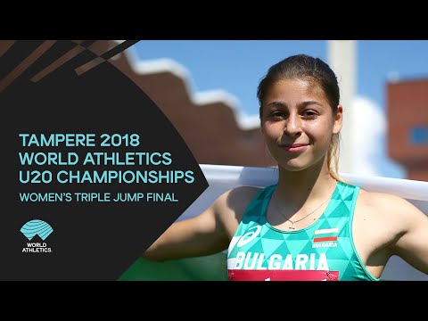 Women&#039;s Triple Jump Final - World Athletics U20 Championships Tampere 2018