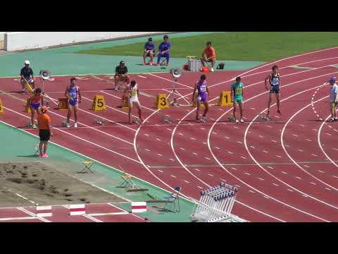 H30　千葉県国体最終　少年A男子100m　予選3組