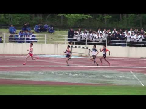 2017 茨城県高校総体陸上 男子マイル予選2組