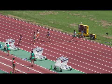 H30　千葉県国体最終　少年B女子100m　予選2組