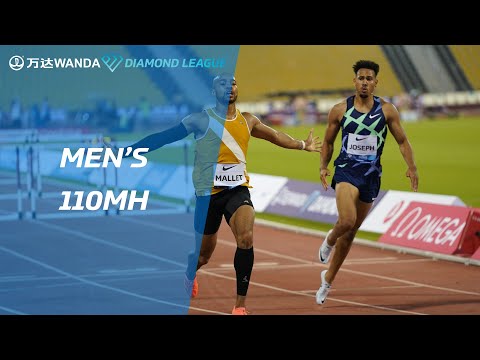 Aaron Mallet smashes his PB to win his first ever DL 110m hurdles - Wanda Diamond League