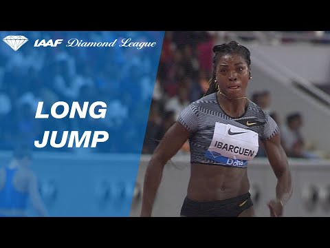 Caterine Ibarguen wins the Women&#039;s Long Jump in Doha - IAAF Diamond League 2019