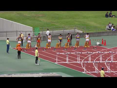 男子110mH決勝　関東学生新人 R01