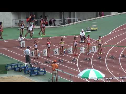 2017年 大阪陸上選手権 オープン女子100m 2組