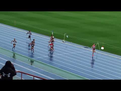 2018 水戸市陸上記録会 中学男子100m19組