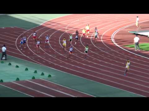 2017年 東海陸上選手権 小学5・6年女子4X100mリレー決勝