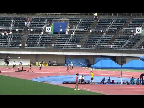日本学生個人 女子3000mSC タイムレース1組 2015/06/14