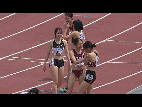 決勝 女子400mH 関東インカレ陸上2025