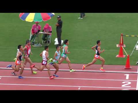 2018 南関東 男子5000m決勝　大会新記録　石井一希（八千代松陰/千葉）