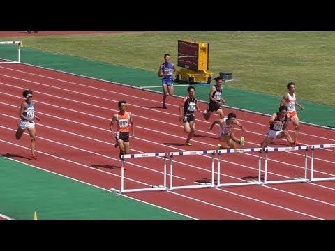 2017 東北総体 陸上 男子400メートルハードル予選2組目