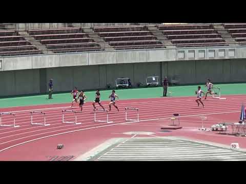 男子400mH予選2組 松本岳大51.50 東日本実業団2019