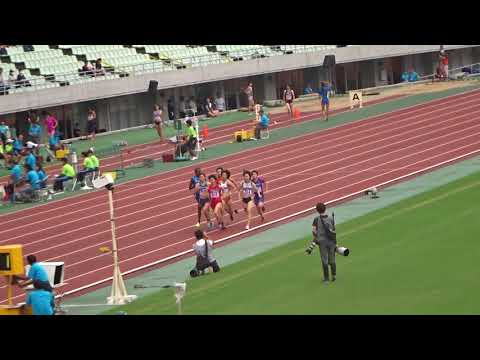 全日本実業団陸上2017・女子800m予選2組、1着：山田はな（わらべや日洋）2分09秒86
