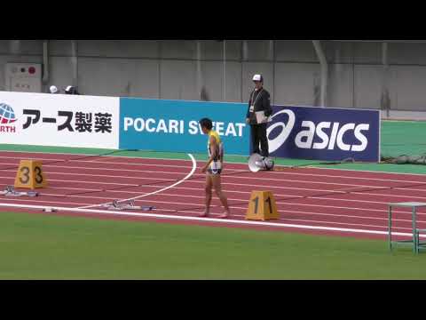 男子200m予選3組　U18日本選手権R01