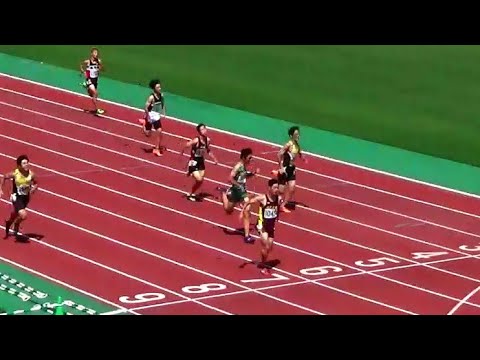 2020愛媛中学チャレンジ記録会 男子共通200m 決勝