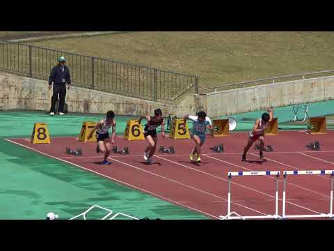 20180317131840県記録会一高男110ｍH2組坂本 匡輔3(九州共立大)