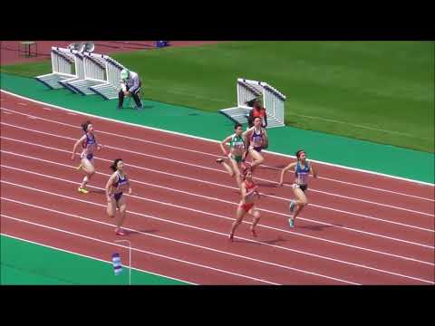 女子200m_決勝_第71回北海道高校陸上20180615