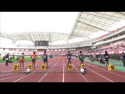 【第104回日本選手権】 男子 100ｍ 予選2組