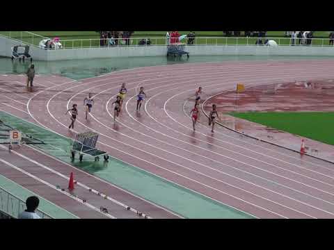 2018 茨城県高校新人陸上 女子200m予選1組