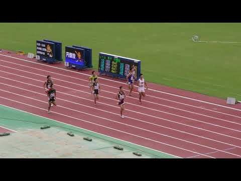 男子200m決勝　U20日本選手権R01