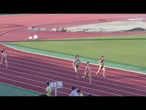 2019 関東インカレ陸上 女子 4×400mR 予選2組