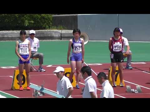 2017 秋田県陸上競技選手権 女子 100m 予選2組