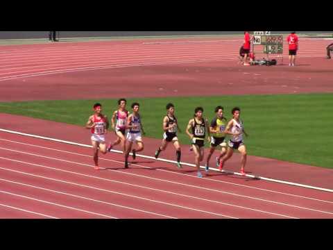 2016 東海高校総体陸上 男子800m準決勝2