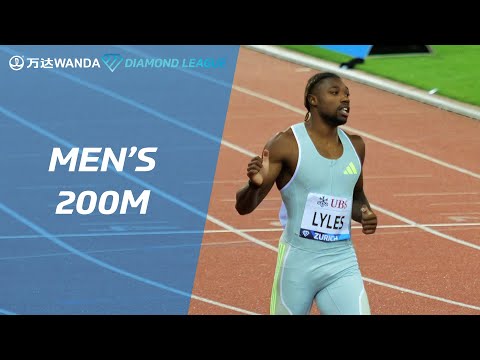 Noah Lyles reaches series final with 200m victory in Zurich - Wanda Diamond League 2023