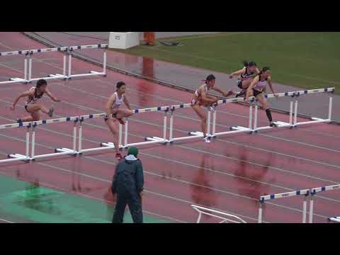 20180414111022 MCG県記録会招待女100ｍH第1清山ちさと (いちご)