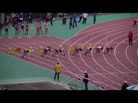 H29 3 18 春季熊本陸協記録会　男子100m1組