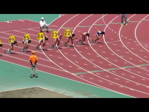 17年6月16日　高校総体南九州大会 女子100m　決勝