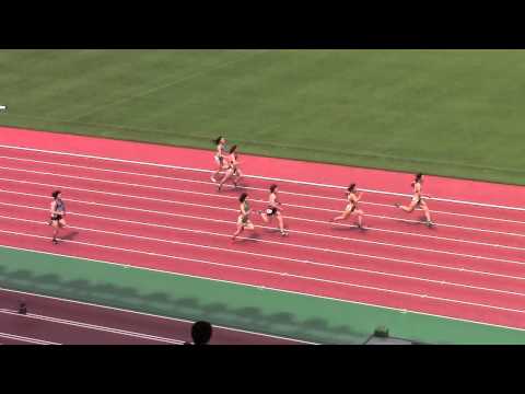 2015東海学生陸上 女子100m 予選6