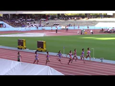 2018日本インカレ陸上 女子100m決勝