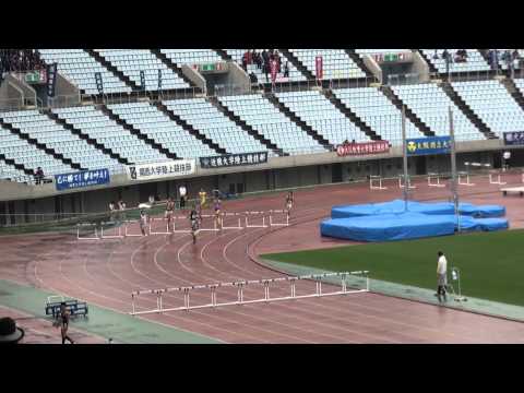 2015年 関西インカレ 男子1部 400mH予選3組