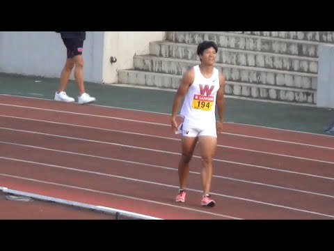 男子100m トワイライトゲームス陸上2022