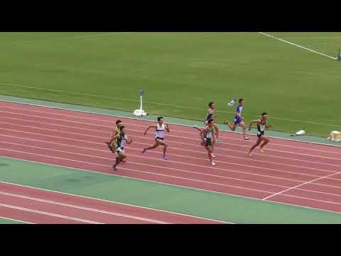H29　ジュニアオリンピック　B男子100m　準決勝1組