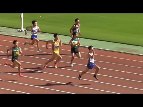 予選 部門C男子100m エコパトラックゲームズ2022