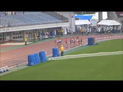 えひめ国体・陸上競技／成年女子5000m決勝、1着：木村友香（福岡）15分33秒14
