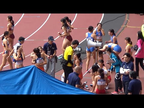 決勝 女子リレー 4x400m 日本選手権リレー陸上2023