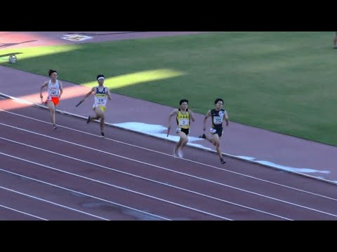 男子4x400mR 予選3組　南関東 R01 千葉東・明星学園