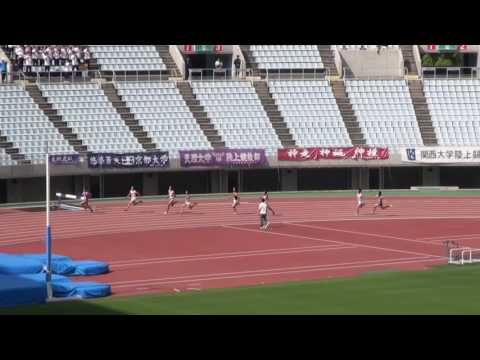 2016関西インカレ男子1部200m準決勝1組