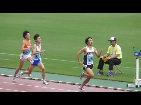 関東ｲﾝｶﾚ 男子2部 1500m予選1組 2017.5.25