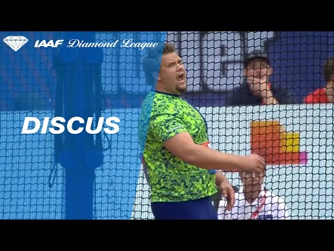 Daniel Ståhl sets a meeting record in the London discus competition - IAAF Diamond League 2019