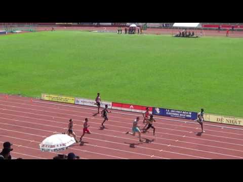 100m men heat 1 - Asian Junior 2016