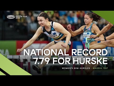 Hurske 🇫🇮 storms to national record in the women&#039;s 60m hurdles 🔥 | World Indoor Tour 2023