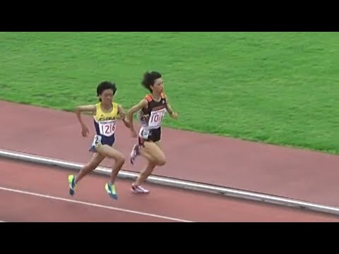 H29　関東中学校陸上競技大会　女子1500m　予選2組 不破聖衣来