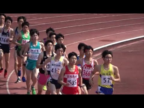 第27回群馬大学競技会2018.4.1 男子1500m3組