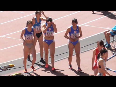 女子混成7種競技 100mH（1種目目）関東インカレ陸上2024