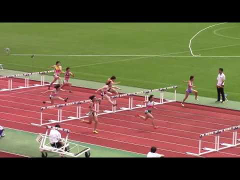 2016 西日本インカレ陸上 女子100mH予選8