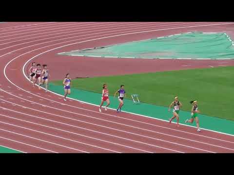 女子800m_B決勝_第50回北海道高体連札幌支部新人陸上20180818