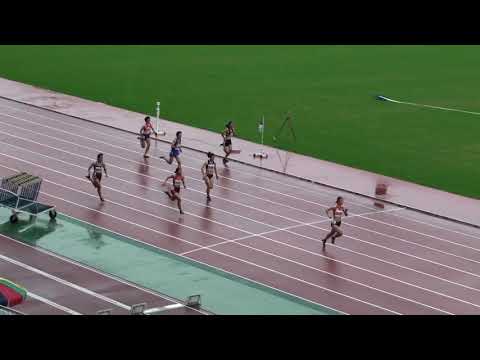 2018 茨城県高校新人陸上 女子200m予選2組
